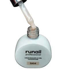 Камуфлирующий жидкий Уф-гель самовыравнивающийся (цвет: «Айвори»), 15 мл №5414