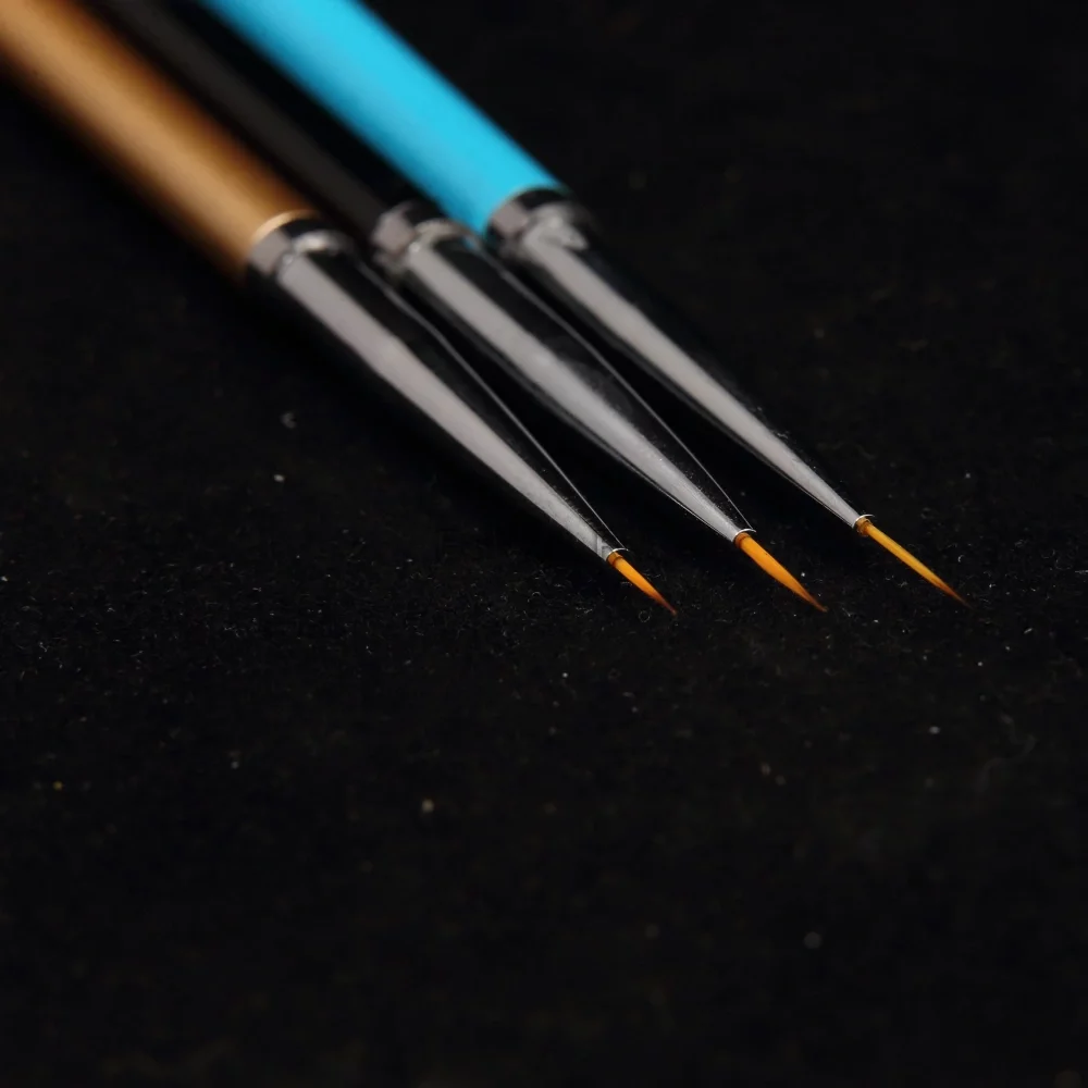 Набор кистей для художественной росписи 3 цвета