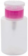 Дозатор (помпа) пластиковый для жидкостей, 150 мл (цвет, розовый)