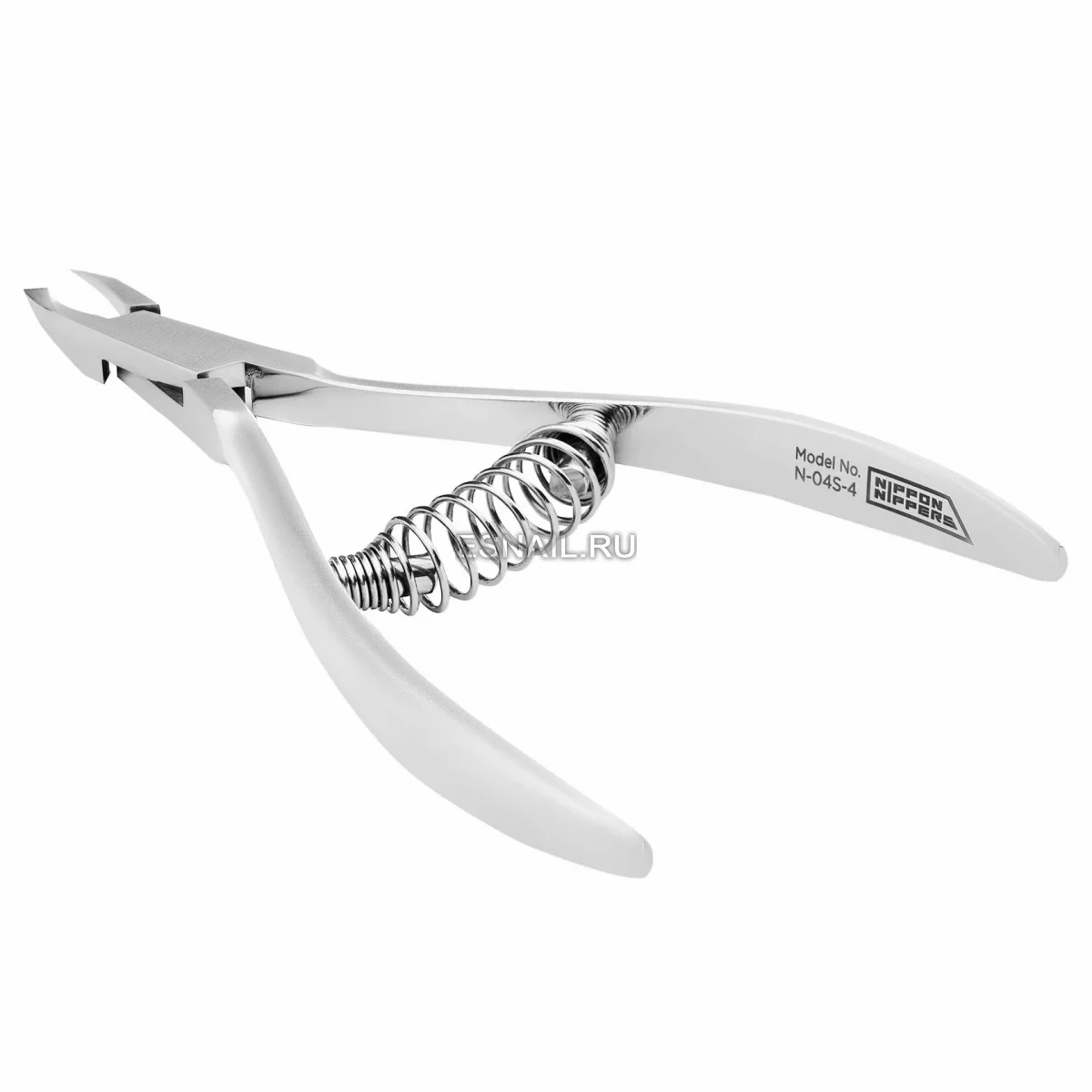 Nippon Nippers. Кусачки для кутикулы. Лезвие 4 мм. Спиральная пружина. Матовые