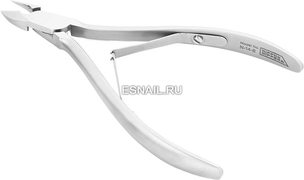 Nippon Nippers. Кусачки для кутикулы. Лезвие 8 мм. Двойная пружина. Ручная заточка.