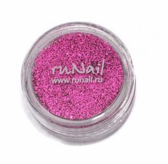 Дизайн для ногтей: блестки ( цвет: малиновый)