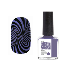 Лак для стемпинга Prints (цвет: Frightened nymph.), 8 мл №7948