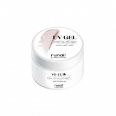 Камуфлирующий УФ-гель (цвет: холодный нюд), 15 г.