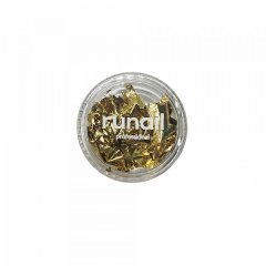 Дизайн для ногтей: фольга поталь (цвет: золото) №6293