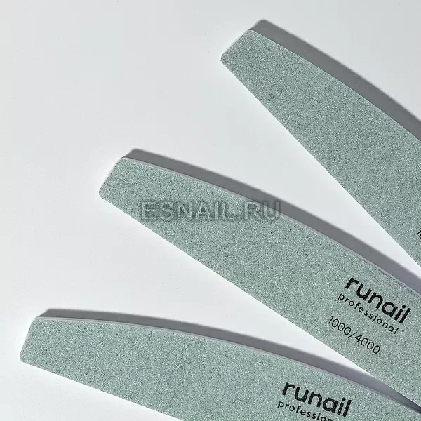Полировщик для натуральных ногтей, полукруг (1000/4000) №9782