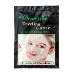Маска-пленка DEAR SHE PEEL OFF FACIAL MASK GLITTER