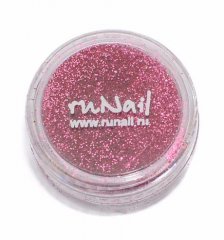 Дизайн для ногтей: блестки (цвет: розовый металлик)