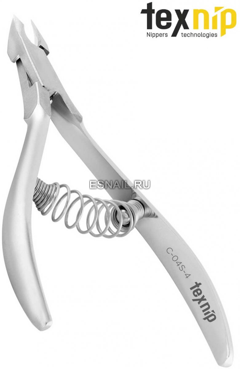 TexNip. Кусачки для кутикулы. Лезвие 7 мм. Спиральная пружина. Ручная заточка.