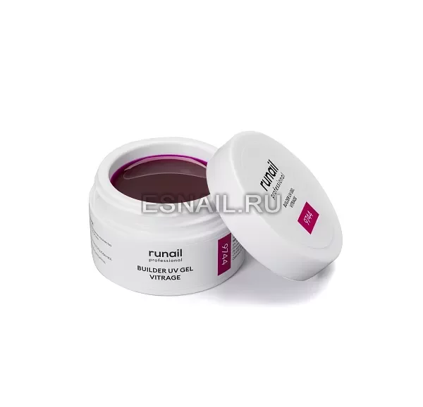 Моделирующий витражный УФ-гель BUILDER UV GEL Vitrage, №9744