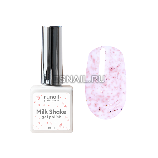 Гель-лак с поталью Milk Shake, 10мл №8542