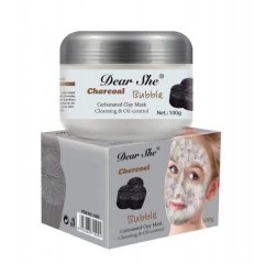 Глиняно-Пузырьковая маска для лица Dear She Вubble Charcoal 100 г