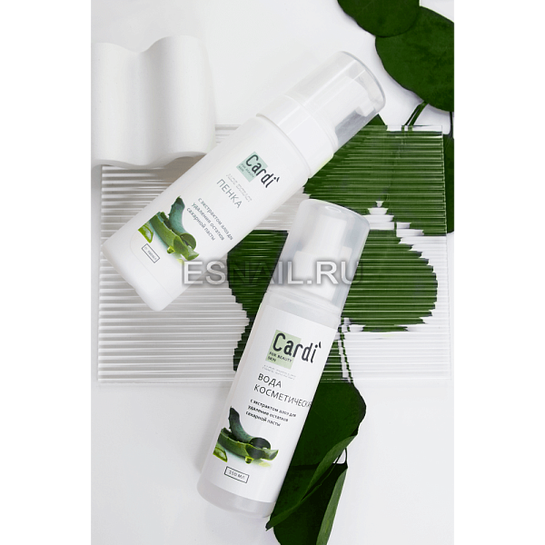 Пенка с экстрактом алоэ для удаления остатков сахарной пасты №6456