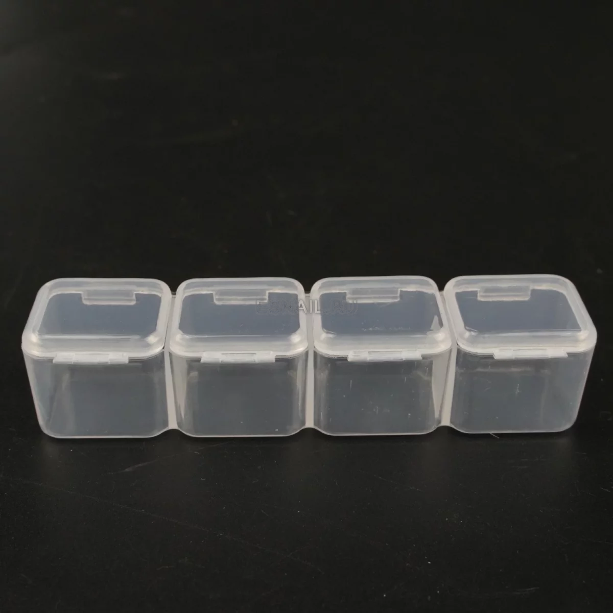 Контейнер для хранения на 56 ячеек, прозрачный