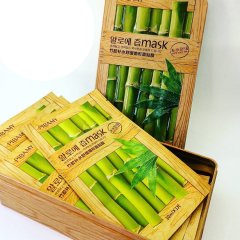 МАСКА ДЛЯ ЛИЦА ТКАНЕВАЯ БАМБУК ОМОЛАЖИВАЮЩАЯ, УВЛАЖНЯЮЩАЯ, СМЯГЧАЮЩАЯ PIBAMY