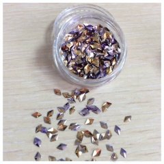 Дизайн для ногтей: 3D ромбы (цвет: розовый кварц)