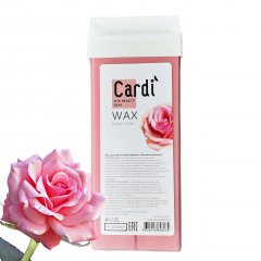 Воск для депиляции Cardi ( аромат: Роскошная роза), 100 мл.