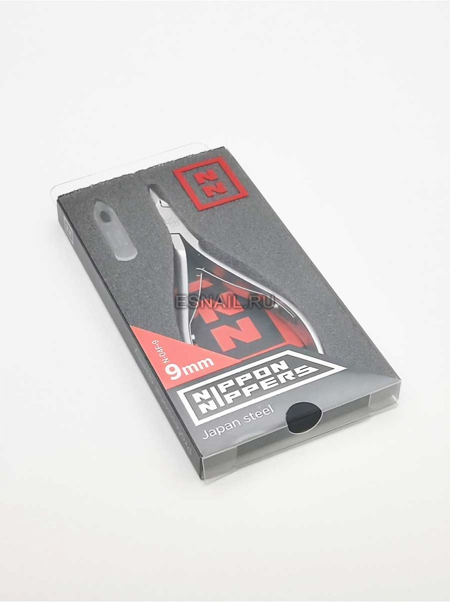 Nippon Nippers. Кусачки для кутикулы. Лезвие прямое 9 мм. Двойная пружина. Матовые