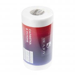 Салфетки в рулоне BEAJOY 20*30 см, белый спанлейс, 100/10, Standart
