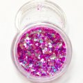 Дизайн для ногтей: блестки mix (цвет: сиреневый)