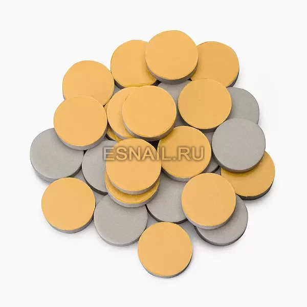 Спонж-файл для педикюрного диска (цвет: серый), размер М (20 мм), 320 грит, 25 шт. №7745