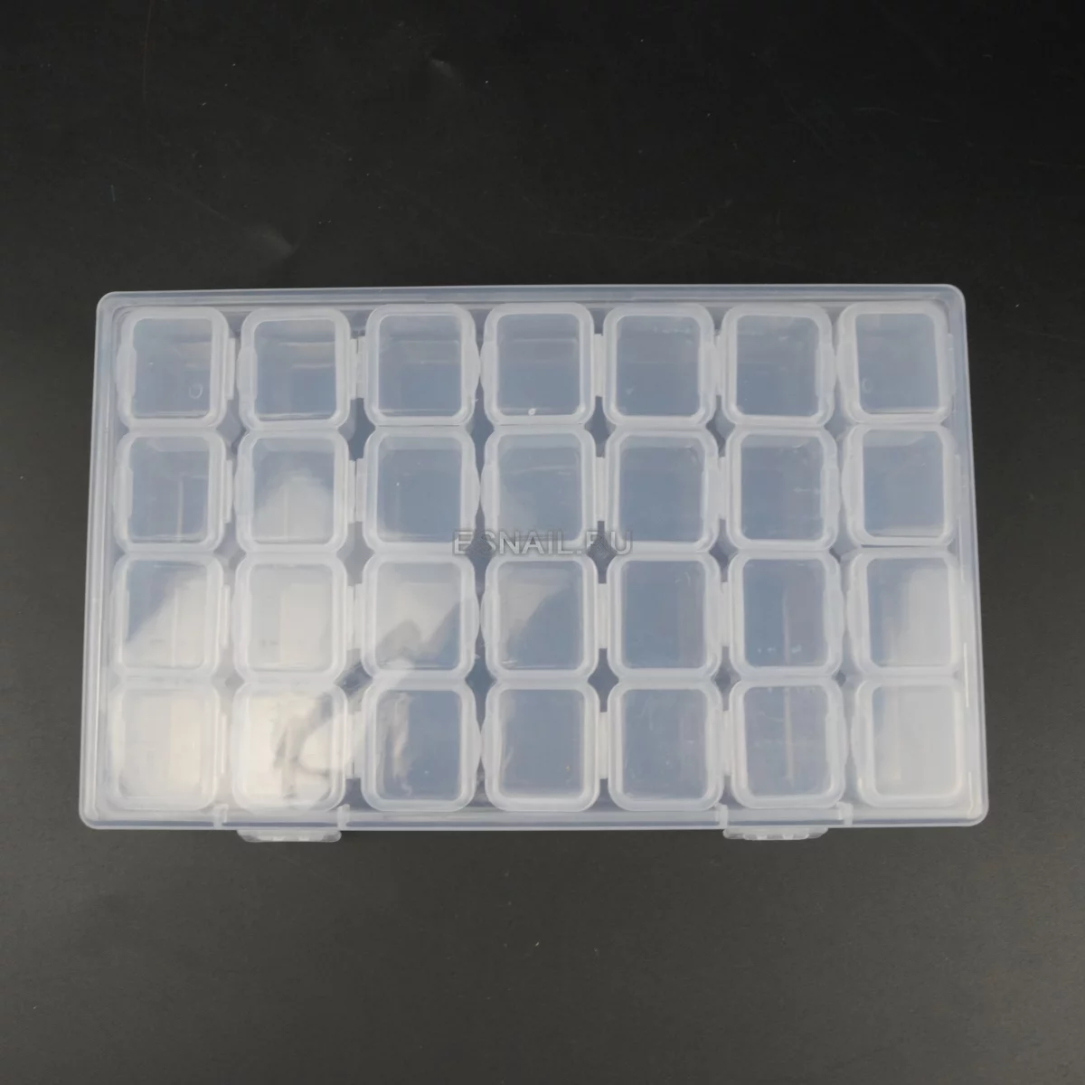 Контейнер для хранения на 56 ячеек, прозрачный