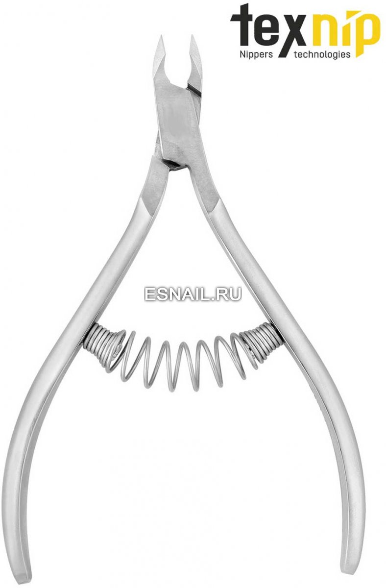 TexNip. Кусачки для кутикулы. Лезвие 7 мм. Спиральная пружина. Ручная заточка.