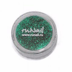 Дизайн для ногтей: блестки ( цвет: зеленый)