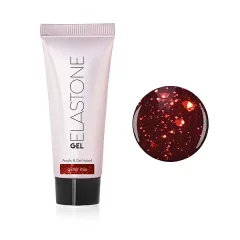 Гибрид акрила и геля ELASTONE GEL (glitter mix), 18 мл №7058