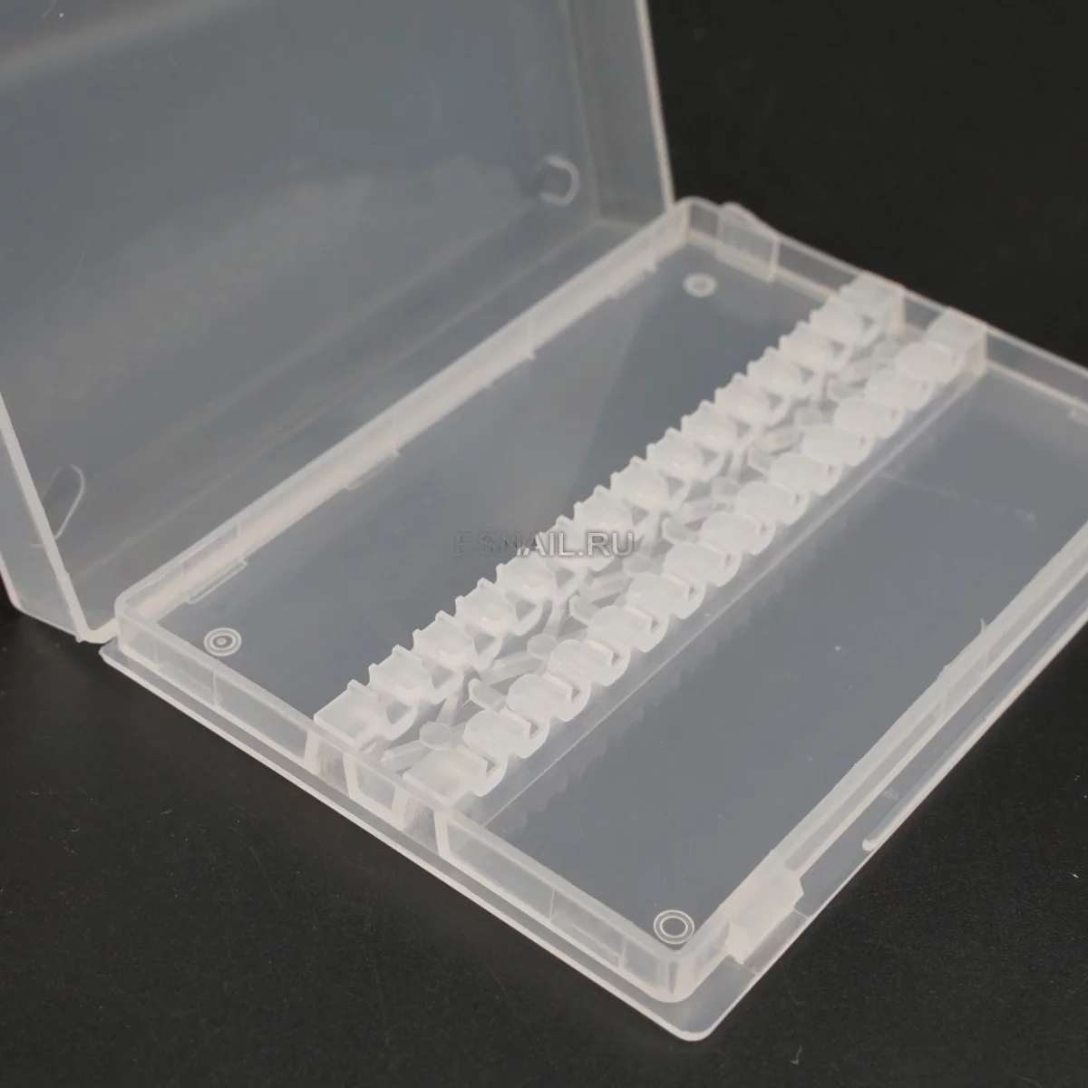 Бокс для хранения фрез, прозрачный (на 14 фрез)