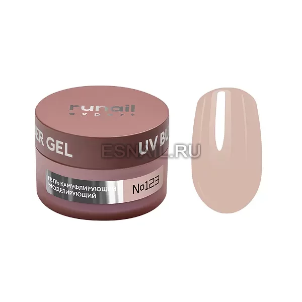 Гель моделирующий UV BUILDER GEL Runail Expert №123, 50г банка