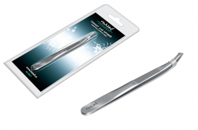 Пинцет для бровей (скошенные рабочие края, 8,3 см), RU-0617