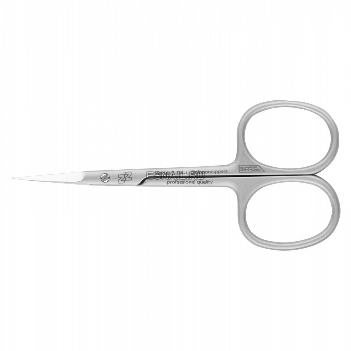 Nippon Nippers. Ножницы для кутикулы. Загнутый кончик (крючок). Длина 99 мм. Ручная заточка.