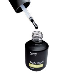 Глянцевый топ для гель-лака TopCoat (без липкого слоя), 15 мл