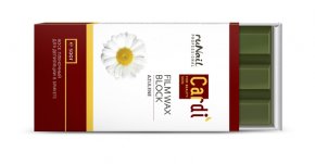 Воск пленочный для депиляции в брикете Cardi (аромат: Азулен), 500 г