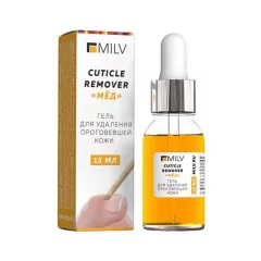 Кератогель щелочной «CUTICLE REMOVER «МЁД». 15 мл Milv