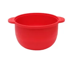 Силиконовая чаша для воскоплава, красная
