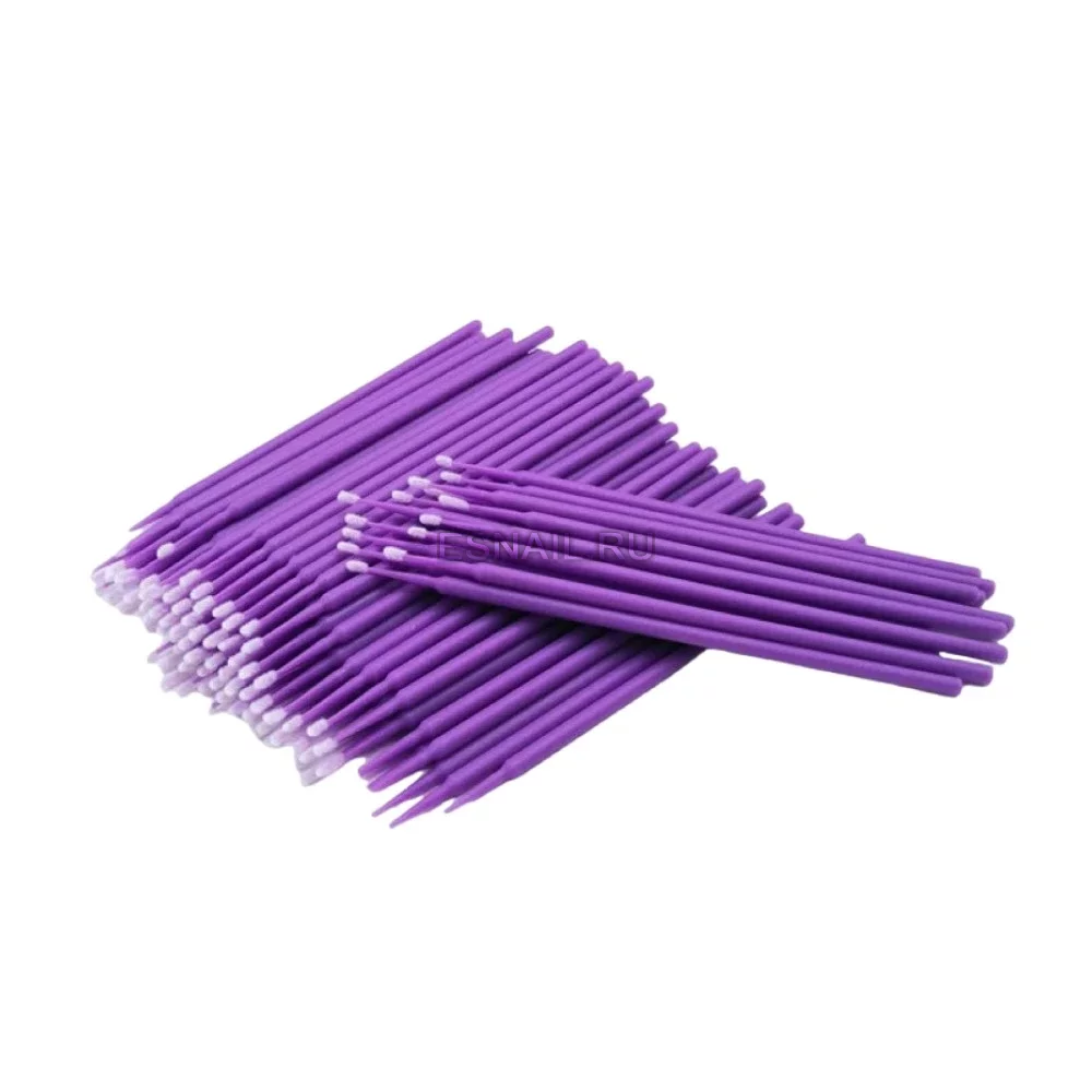 Микробраши в колбе темно-фиолетовые 1.5мм, 100шт
