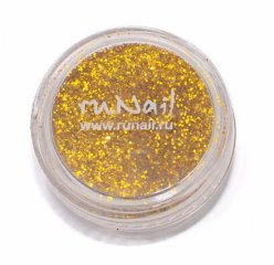 Дизайн для ногтей: блестки(цвет: золотисто-желтый)