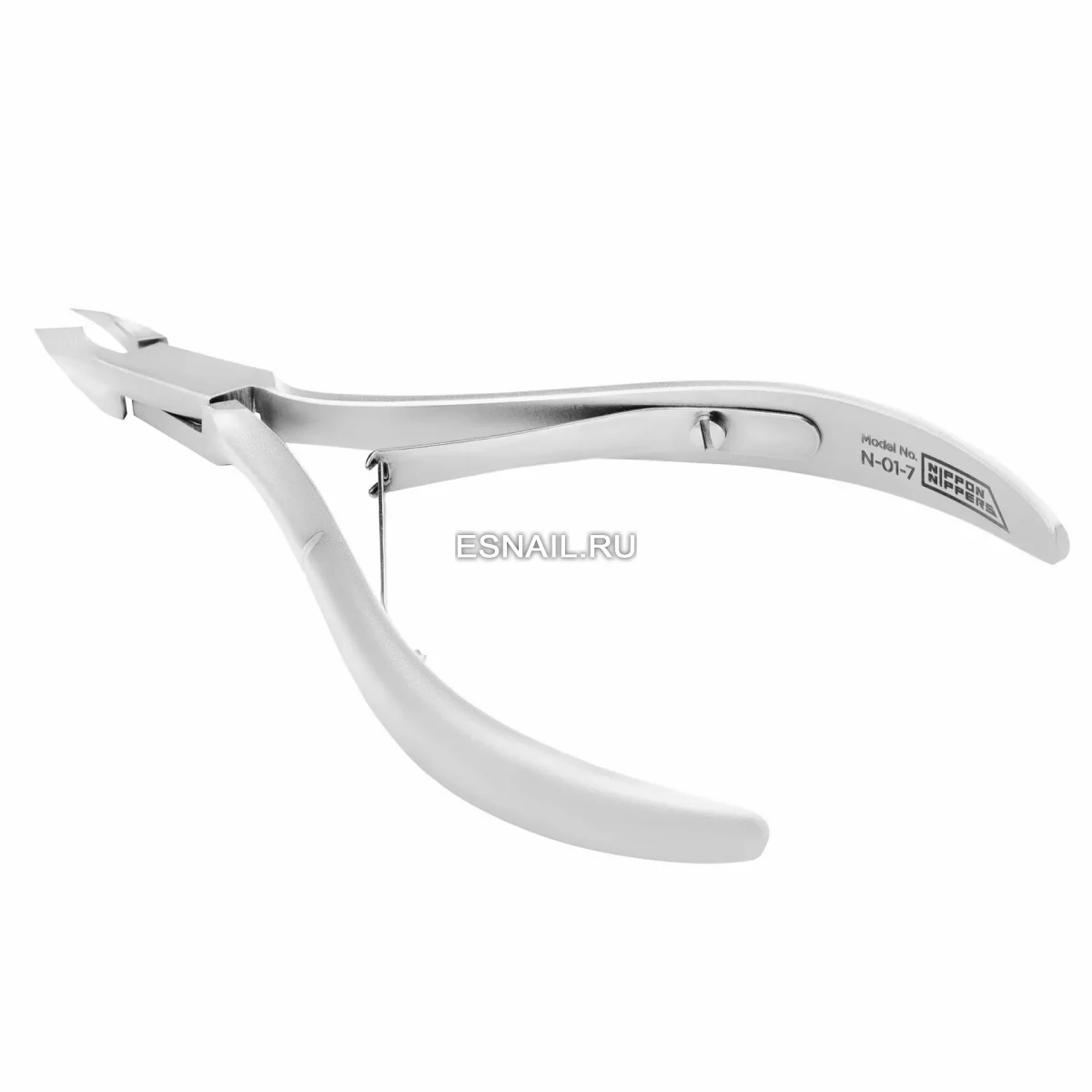 Nippon Nippers. Кусачки для кутикулы. Лезвие 7 мм. Двойная пружина. Матовые.