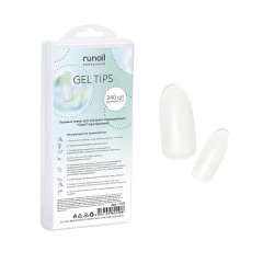 Гелевые типсы для экспресс наращивания Овал(прозрачные), 240шт №7371