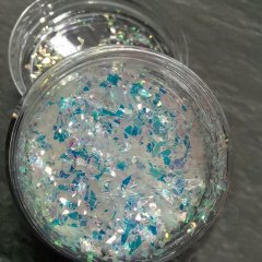 Зеркальные бликсы (цвет: голубой)