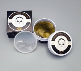 Гидрогелевые патчи под глаза qalma ginseng berry black perl (60 шт)