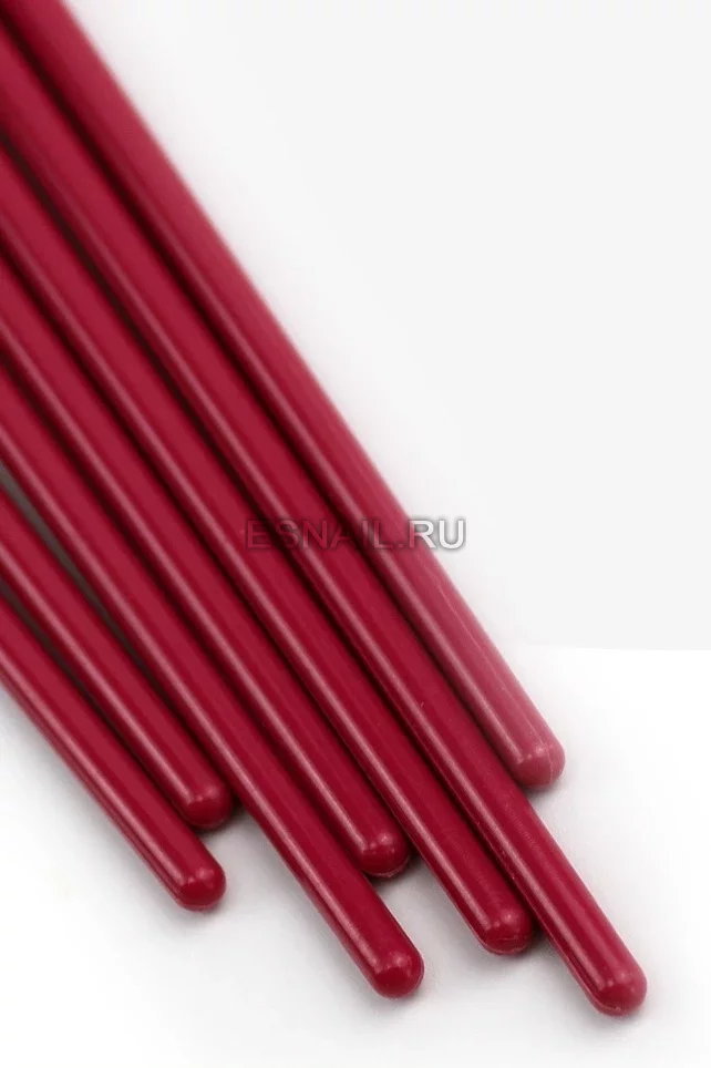 Набор кистей 15 шт, красные