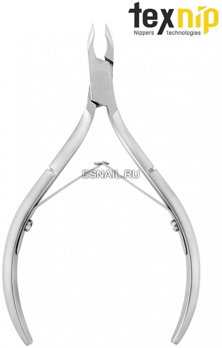 TexNip. Кусачки для кутикулы. Лезвие 4 мм. Двойная пружина. Ручная заточка