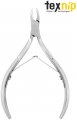 TexNip. Кусачки для кутикулы. Лезвие 4 мм. Двойная пружина. Ручная заточка