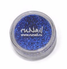 Дизайн для ногтей: блестки ( цвет: темно-синий)