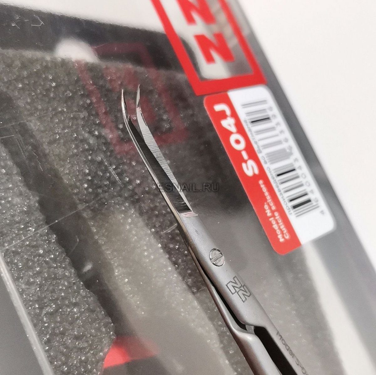 Nippon Nippers. Ножницы для кутикулы. Загнутый кончик (крючок). Длина 99 мм. Ручная заточка.