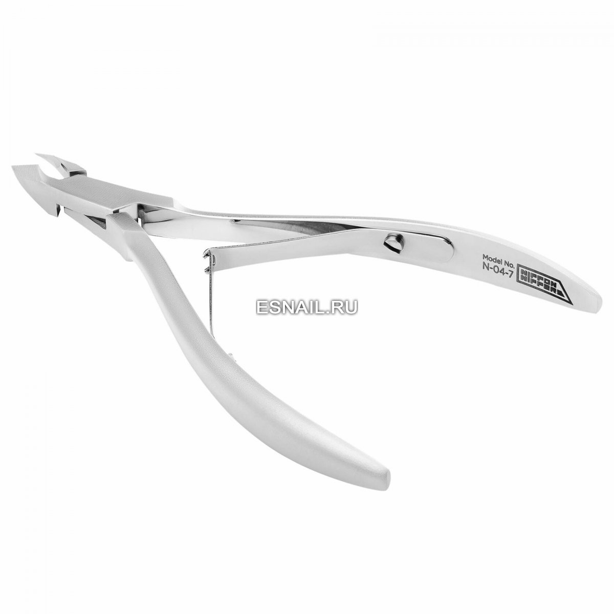 Nippon Nippers. Кусачки для кутикулы. Лезвие 7 мм. Двойная пружина. Матовые