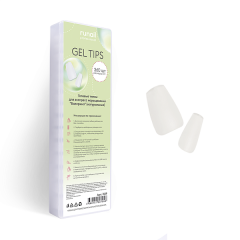 Гелевые типсы для экспресс наращивания Балерина(натуральные), 360шт №7629